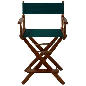 American Trails | Extra-Wide Premium 24"  Directors Chair Mission Oak Frame W/Hunter Green Color Cover,商家Premium Outlets,价格¥845