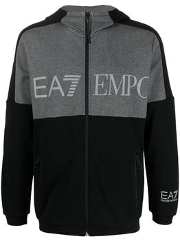 EA7 | EA7 Logo bicolor jacket商品图片,7.4折