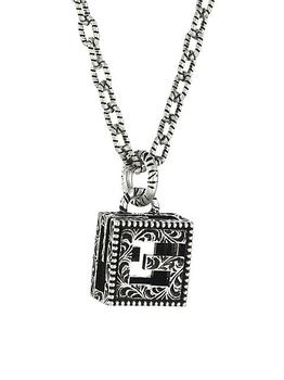 推荐YB130 G Cube Sterling Silver Pendant Necklace商品