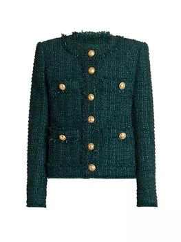 推荐Collarless Tweed Jacket商品