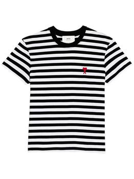 推荐Logo Striped Organic Cotton T-shirt商品