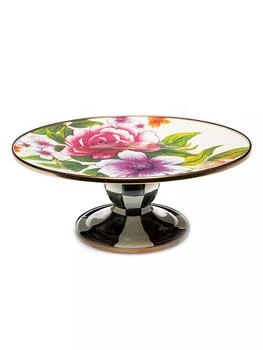 MacKenzie-Childs | Flower Market Mini Pedestal Platter,商家Saks Fifth Avenue,价格¥577