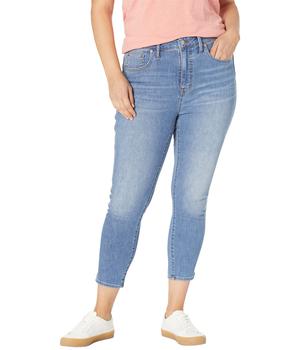 推荐Plus 10" High-Rise Skinny Crop Jeans in Welling Wash: Summerweight Edition商品