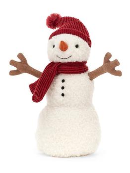 商品Jellycat | Kid's Teddy Snowman Plush Toy,商家Saks Fifth Avenue,价格¥218图片