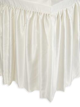 商品Lili Alessandra | Retro Ivory Battersea Gathered 3-Panel Bed Skirt,商家Saks Fifth Avenue,价格¥2038图片