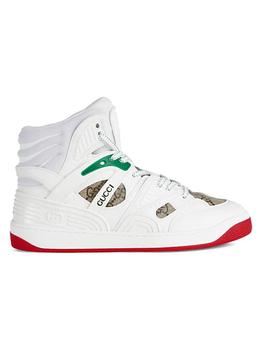 古驰高帮鞋, Gucci | Retro High-Top Plastic Sneakers商品图片 