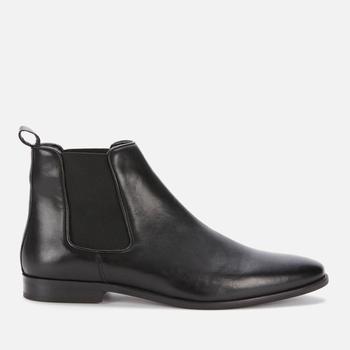 推荐Walk London Men's Alfie Leather Chelsea Boots - Black商品