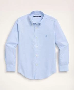 Brooks Brothers | Boys Non-Iron Stretch Cotton Oxford Sport Shirt,商家Brooks Brothers,价格¥402