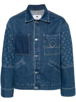 MARINE SERRE | DENIM BOXY JACKET,商家Boutiques Premium,价格¥3865