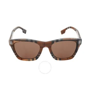 Burberry | Cooper Dark Brown Square Men's Sunglasses BE4348 396673 52 3.7折