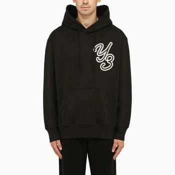 Y-3 | Black logoed hoodie 满$110享9折, 满折