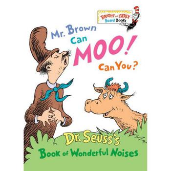 商品Barnes & Noble | Mr. Brown Can Moo! Can You?: Dr. Seuss's Book of Wonderful Noises (Bright and Early Board Books Series) by Dr. Seuss,商家Macy's,价格¥31图片