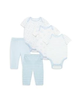 Little Me | Boys' Wonder Bodysuit & Pants Set, 5 Pack - Baby 满$100减$25, 满减