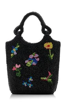 推荐STAUD - Zoe Beaded Top Handle Bag - Black - OS - Moda Operandi商品