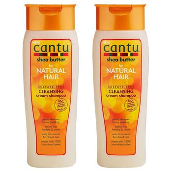 推荐Cantu - Shea Butter Sulfate-Free Cleansing Cream Shampoo Duo (2 x 400ml)商品