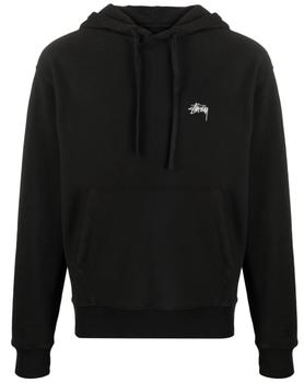 stussy卫衣真假, STUSSY | stock logo hood black商品图片 