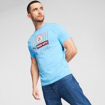推荐Men's Puma Manchester City FTBLCore Graphic Short-Sleeve T-Shirt商品