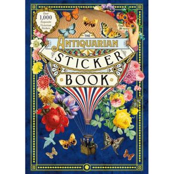 商品Barnes & Noble | The Antiquarian Sticker Book: Over 1,000 Exquisite Victorian Stickers by Odd Dot,商家Macy's,价格¥161图片