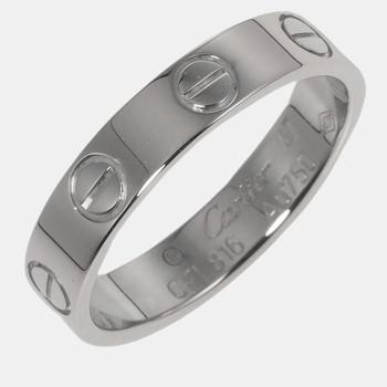 商品Cartier | Cartier Love 18K White Gold Ring EU 47,商家The Luxury Closet,价格¥5127图片