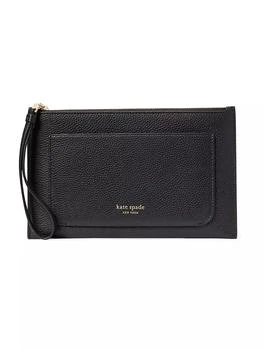 kate spade new york Ava Pebbled Leather Wristlet