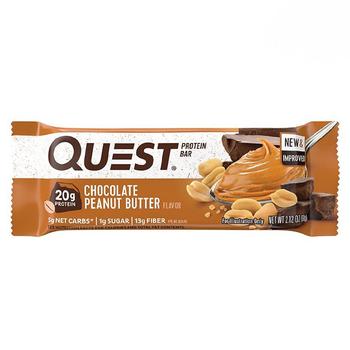 商品Quest Nutrition | Chocolate Peanut Flavored Protein Bar,商家Walgreens,价格¥24图片