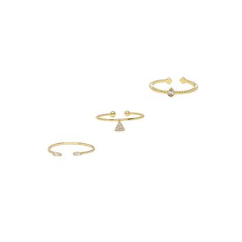 商品Ettika Jewelry | Crystal Poppy Adjustable Ring Set,商家Macy's,价格¥334图片