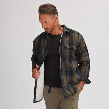 推荐Flannel Sherpa Lined Shirt Jacket - Men's商品