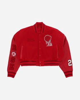 推荐Teyana Taylor WMNS Varsity Jacket Gym Red商品