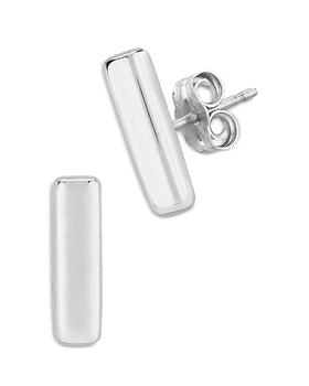 商品Bloomingdale's | Bar Stud Earrings in 14K White Gold - 100% Exclusive,商家Bloomingdale's,价格¥2976图片