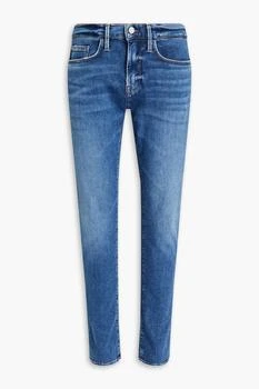 FRAME | L'Homme slim-fit whiskered denim jeans 3折起, 独家减免邮费