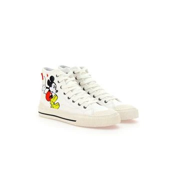 推荐White Mickey Graphic High Top Sneakers商品