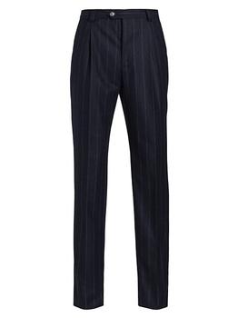 商品Brunello Cucinelli | Pinstripe Wool Pants,商家Saks Fifth Avenue,价格¥11817图片