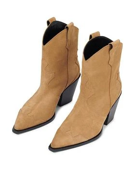 AEYDE | Women's Albi Pointed Toe Pull On Booties 