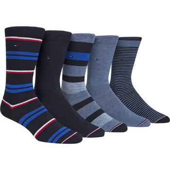 Tommy Hilfiger | Tommy Hilfiger Mens 5 Pack Striped Crew Socks商品图片,3.7折, 独家减免邮费