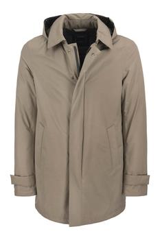 Herno | HERNO Long down jacket with hood商品图片,6折