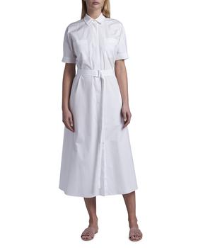loro piana, Loro Piana | Poplin Belted A-Line Dress商品图片 2.3折×额外6折, 额外六折