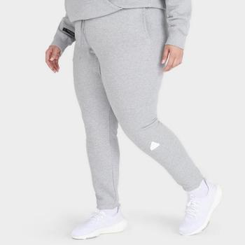 adidas plus, Adidas | Women's adidas New Sportswear Logo Fleece Jogger Pants (Plus Size)商品图片 7.6折, 满$100减$10, 满减