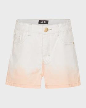 推荐Girl's Alisha Ombre-Print Shorts, Size 4-7商品