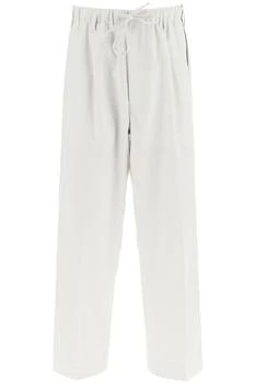 推荐Y-3 lightweight twill pants with side stripes商品