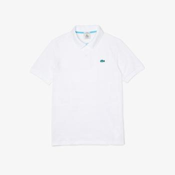 推荐Lacoste L!VE Stretch Polo - White商品