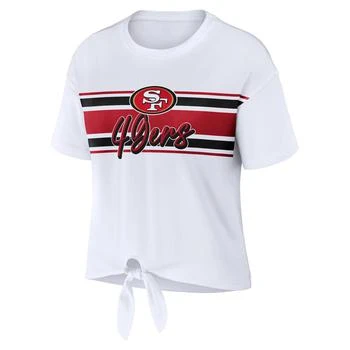 推荐WEAR by Erin Andrews 49ers Front Tie Retro T-Shirt - Women's商品