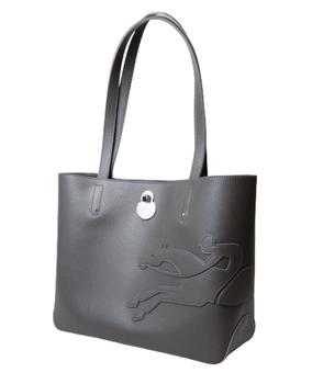 product Longchamp Shop-It Grey Leather Women's Shoulder Bag L1378918112 image