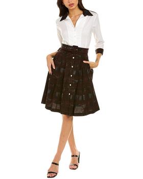 samantha sung是什么牌子, SAMANTHA SUNG | Samantha Sung Avery Shirtdress商品图片 4.1折