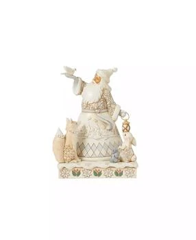 Jim Shore | White Woodland Santa Holding Dove Figurine,商家Macy's,价格¥479
