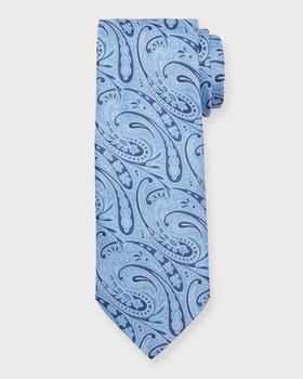 商品Eton | Men's Jacquard Paisley Silk Tie,商家Neiman Marcus,价格¥1195图片