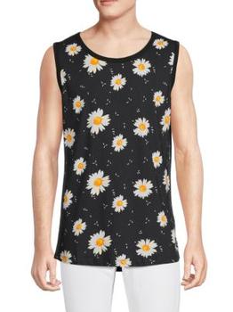 推荐Floral Sleeveless T Shirt商品