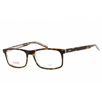 推荐Hugo Men's Eyeglasses - Havana Crystal Acetate Rectangular Frame | HG 1004 0KRZ 00商品