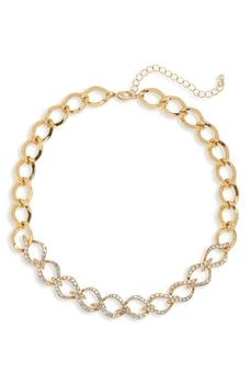 Nordstrom | Crystal Pavé Chain Link Necklace,商家Nordstrom Rack,价格¥113