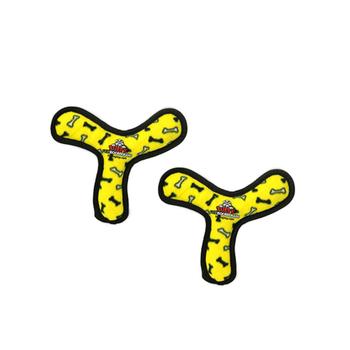 商品Ultimate Boomerang Yellow Bone, 2-Pack Dog Toys图片