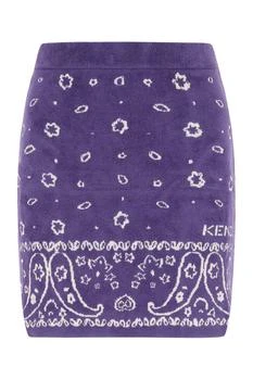 Kenzo | Kenzo Bandana Print Terry Mini Skirt 4.8折